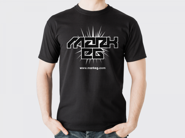 Mark EG Name Logo T Shirt